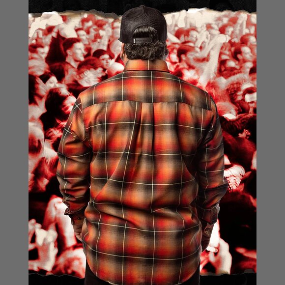 DIXXON FLANNEL x MEGADETH KILLING IS MY BUISNESS Flannel Shirt Collab Men's 2XL - Picture 5 of 10